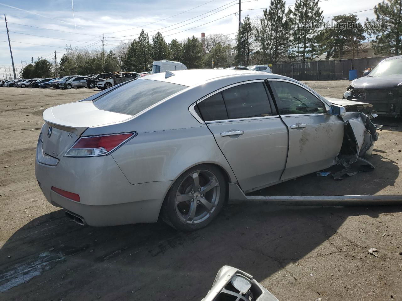 2010 Acura Tl  Silver vin: 19UUA9F59AA008536