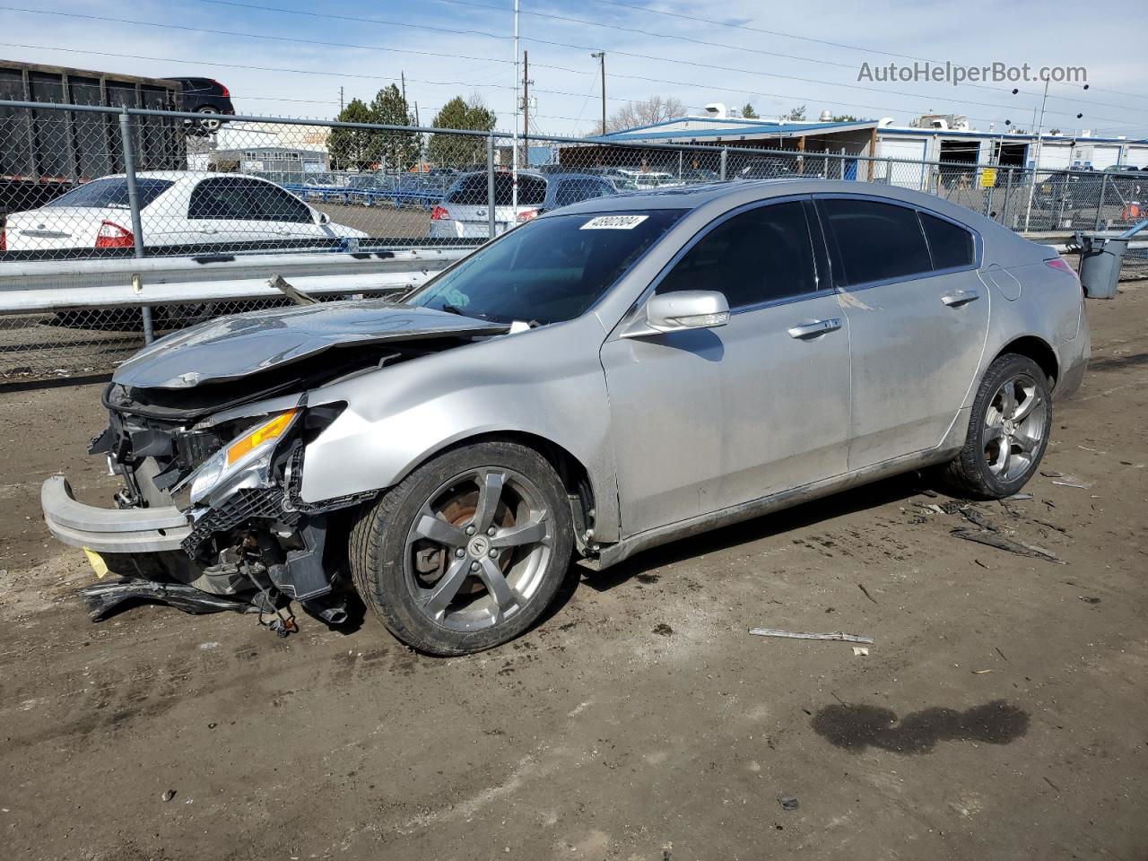 2010 Acura Tl  Silver vin: 19UUA9F59AA008536