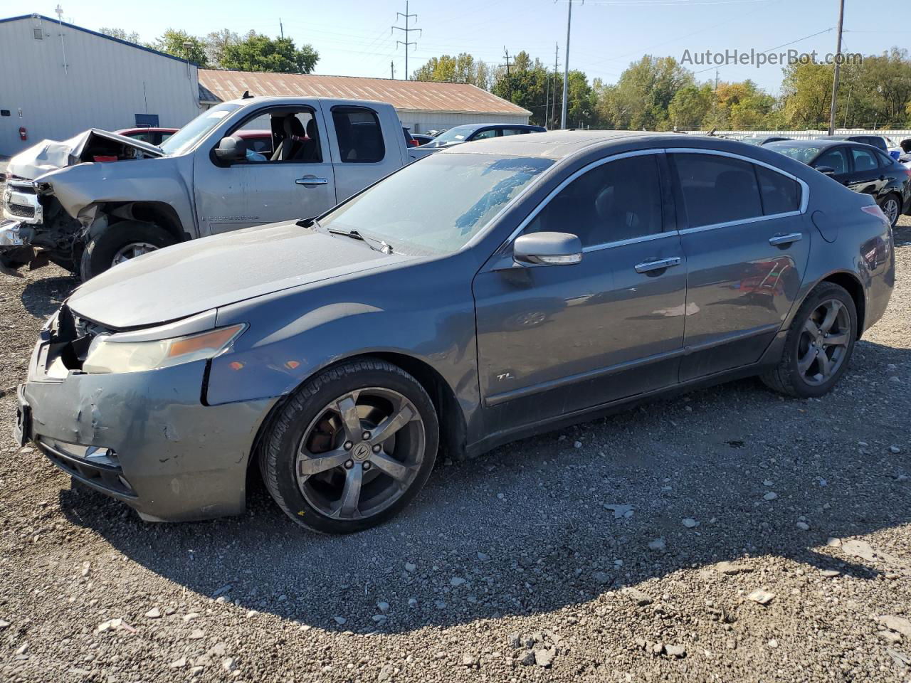 2010 Acura Tl  Gray vin: 19UUA9F5XAA004639