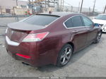 2010 Acura Tl 3.7 Burgundy vin: 19UUA9F5XAA009677