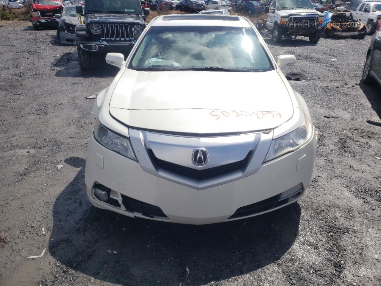 2010 Acura Tl  White vin: 19UUA9F5XAA800114