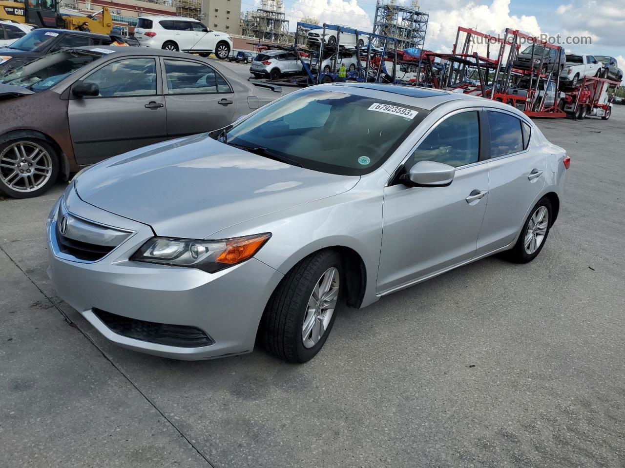 2013 Acura Ilx 20 Silver vin: 19VDE1F30DE020345