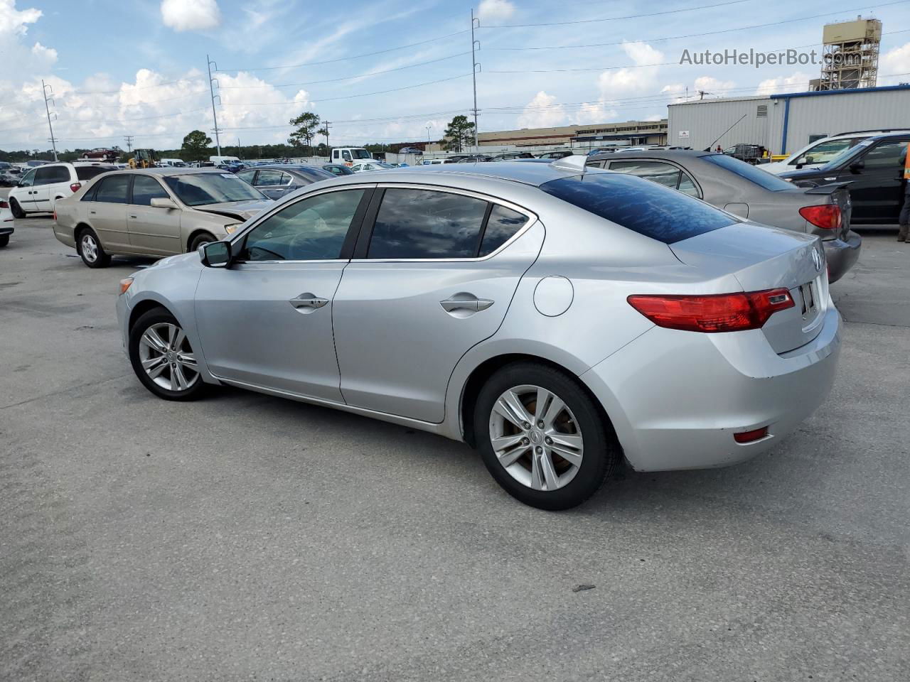 2013 Acura Ilx 20 Silver vin: 19VDE1F30DE020345