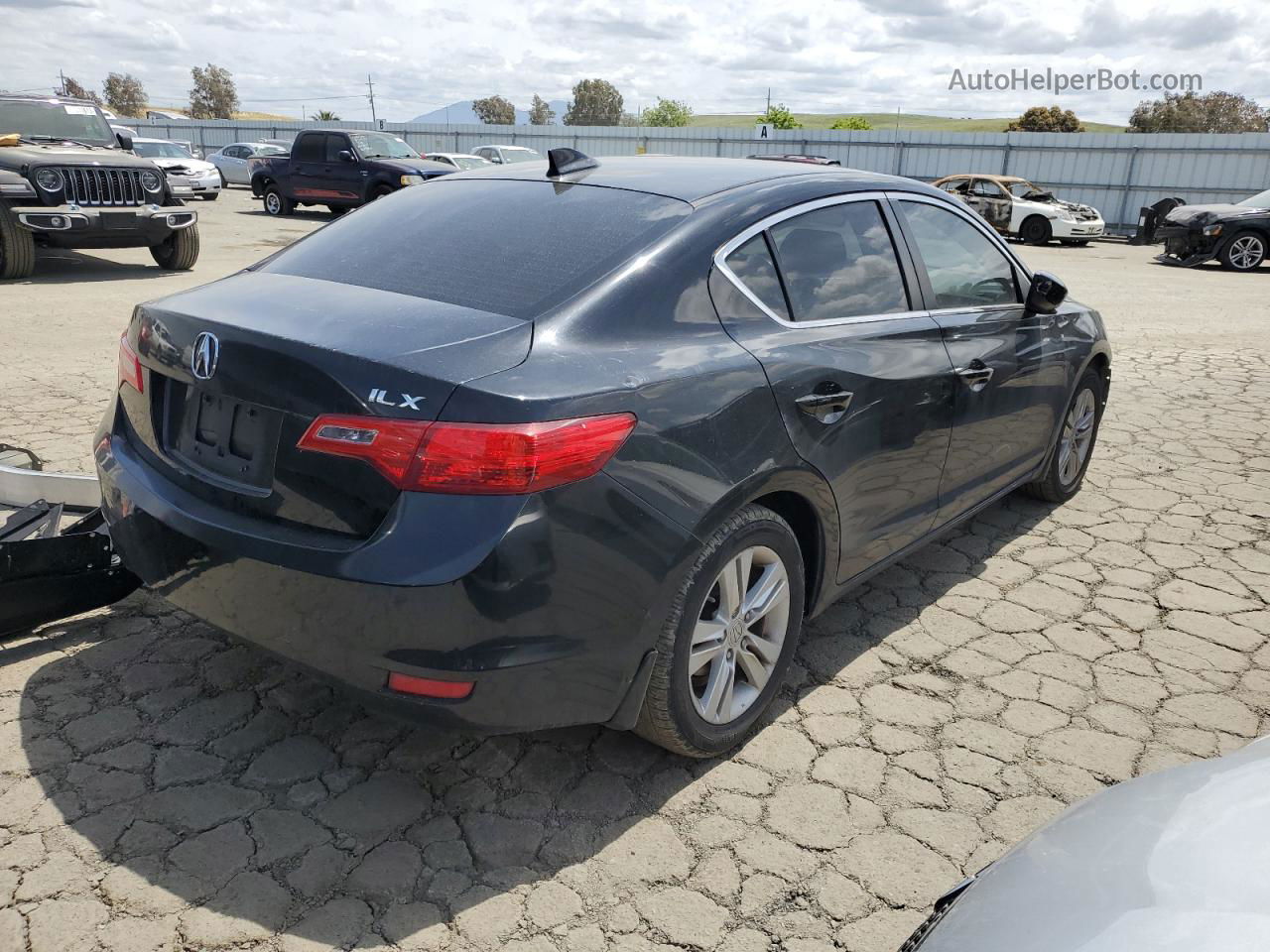 2013 Acura Ilx 20 Black vin: 19VDE1F33DE015060