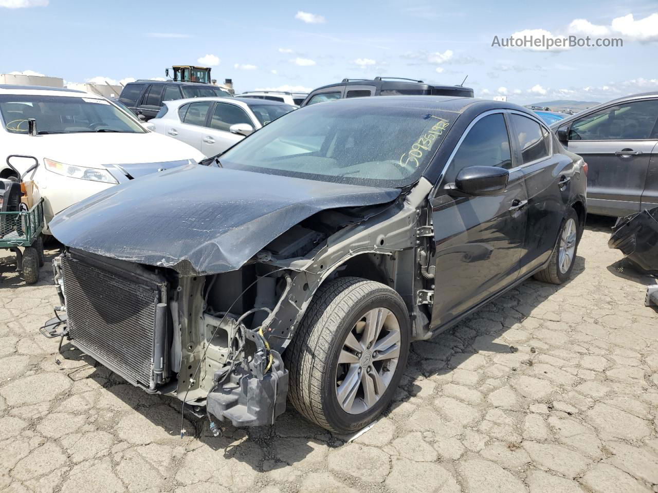 2013 Acura Ilx 20 Black vin: 19VDE1F33DE015060