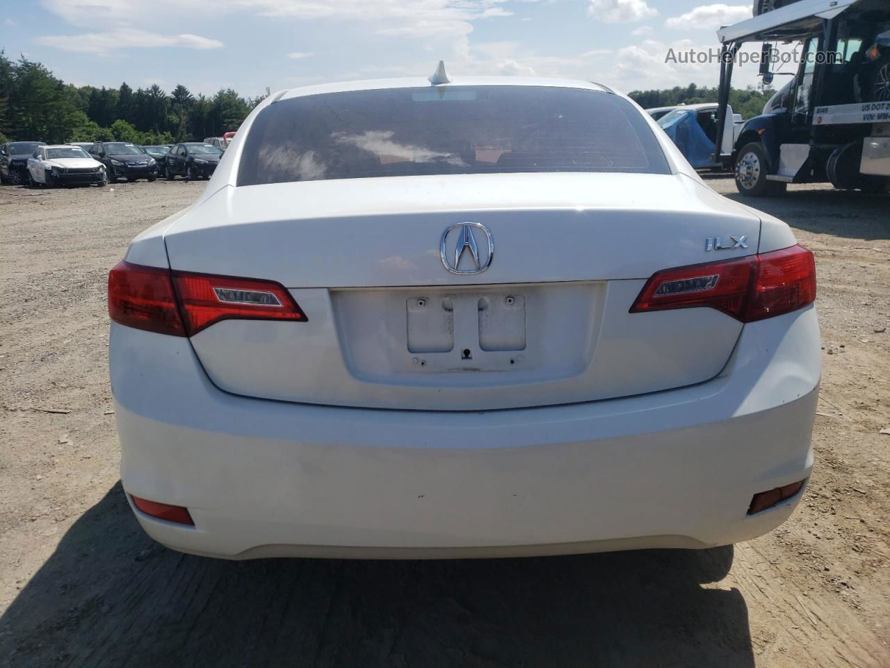 2013 Acura Ilx 20 White vin: 19VDE1F33DE020663