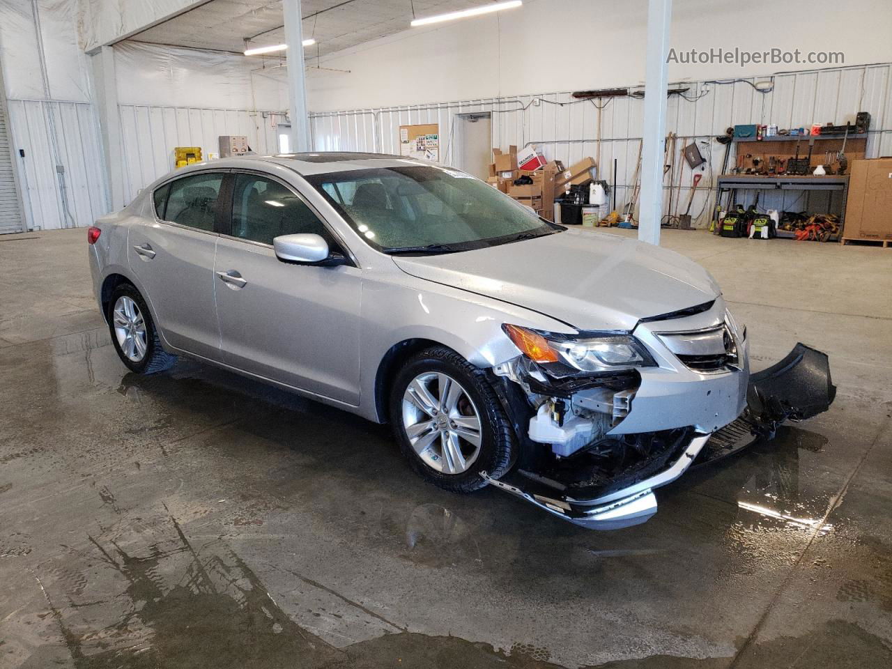 2013 Acura Ilx 20 Silver vin: 19VDE1F33DE021389