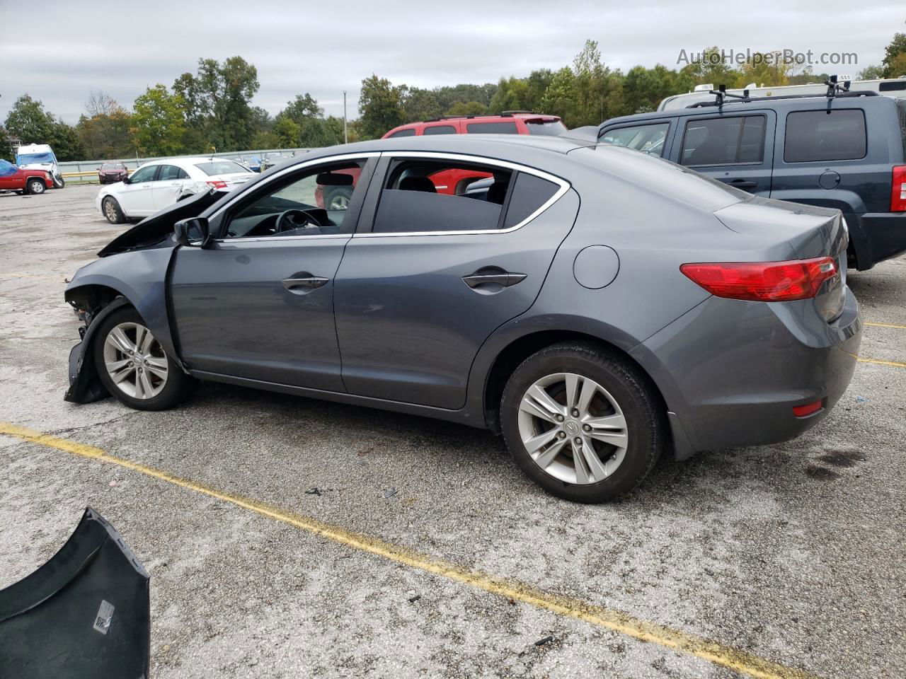 2013 Acura Ilx 20 Серый vin: 19VDE1F35DE005453