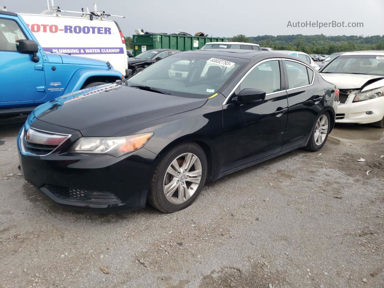 2013 Acura Ilx 20 Black vin: 19VDE1F35DE017795