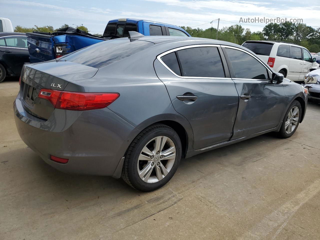 2013 Acura Ilx 20 Gray vin: 19VDE1F35DE020227