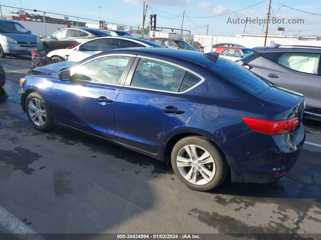 2013 Acura Ilx 2.0l Dark Blue vin: 19VDE1F36DE020284