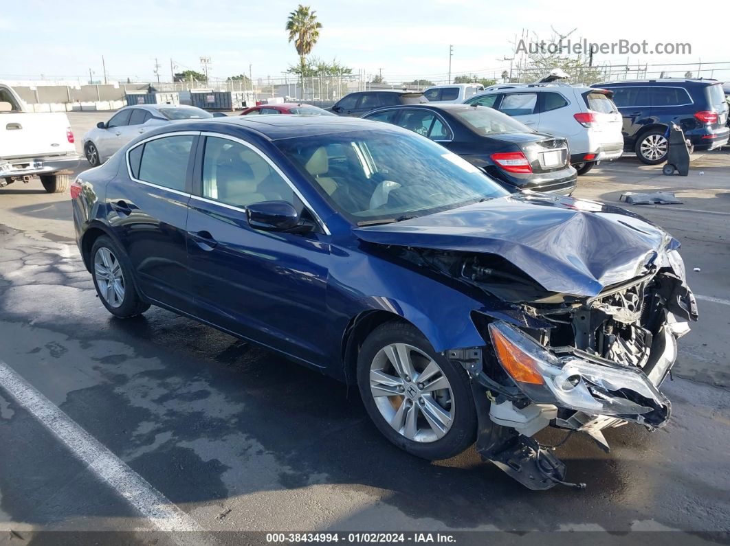 2013 Acura Ilx 2.0l Dark Blue vin: 19VDE1F36DE020284