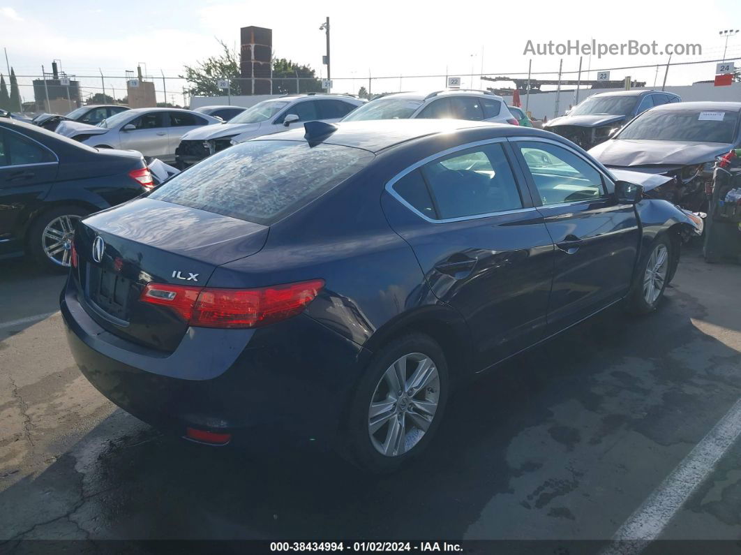 2013 Acura Ilx 2.0l Dark Blue vin: 19VDE1F36DE020284