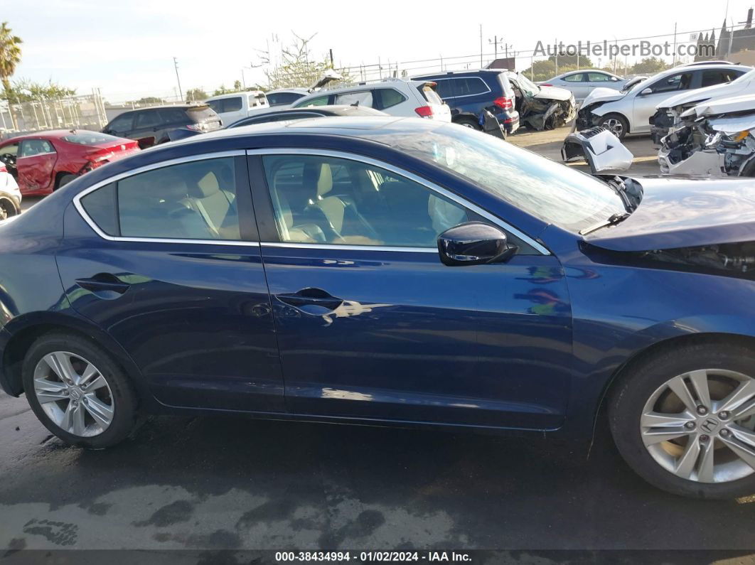 2013 Acura Ilx 2.0l Dark Blue vin: 19VDE1F36DE020284