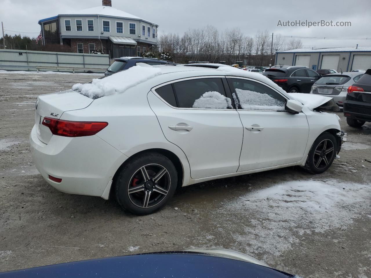 2013 Acura Ilx 20 White vin: 19VDE1F37DE009245