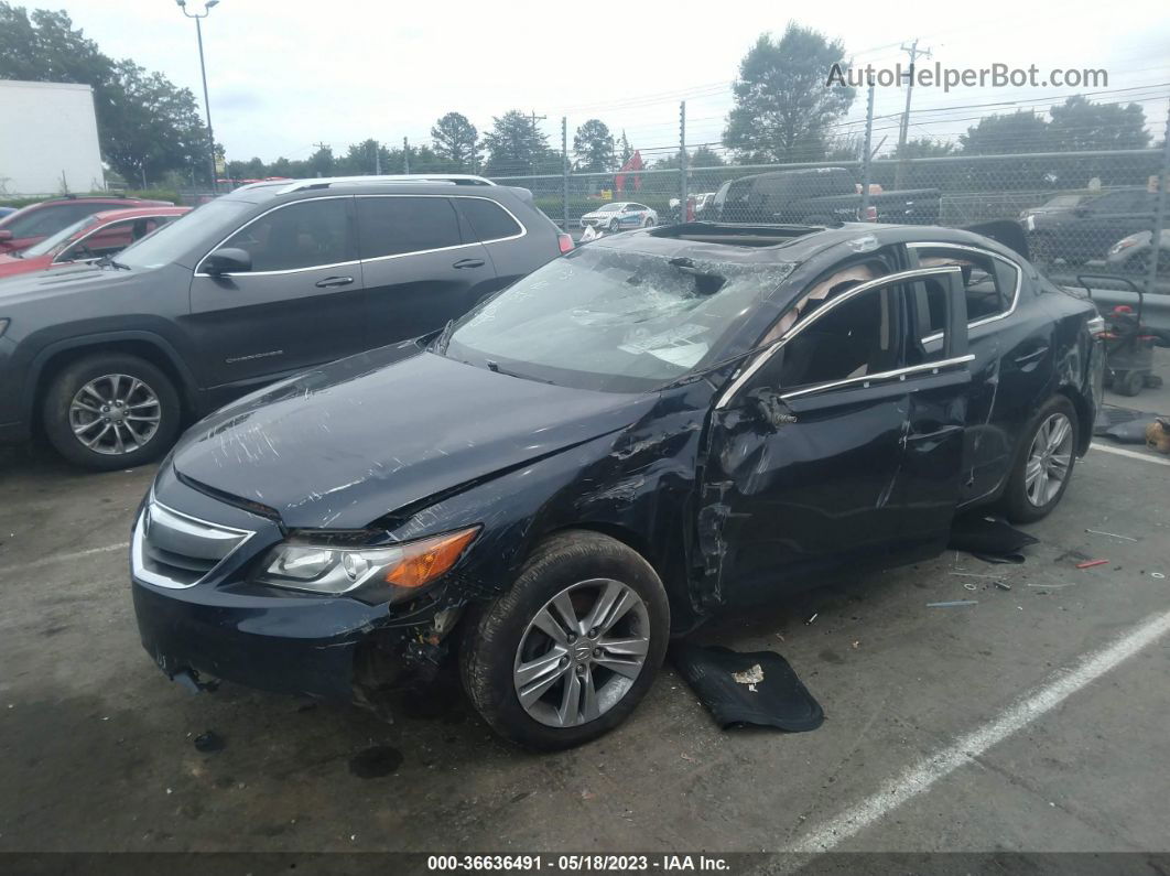 2013 Acura Ilx   Blue vin: 19VDE1F37DE014655