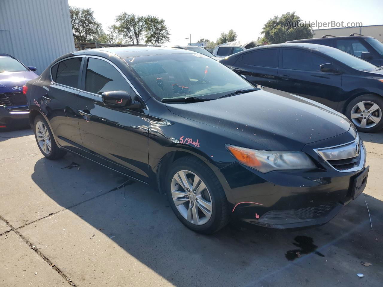 2013 Acura Ilx 20 Black vin: 19VDE1F37DE018091