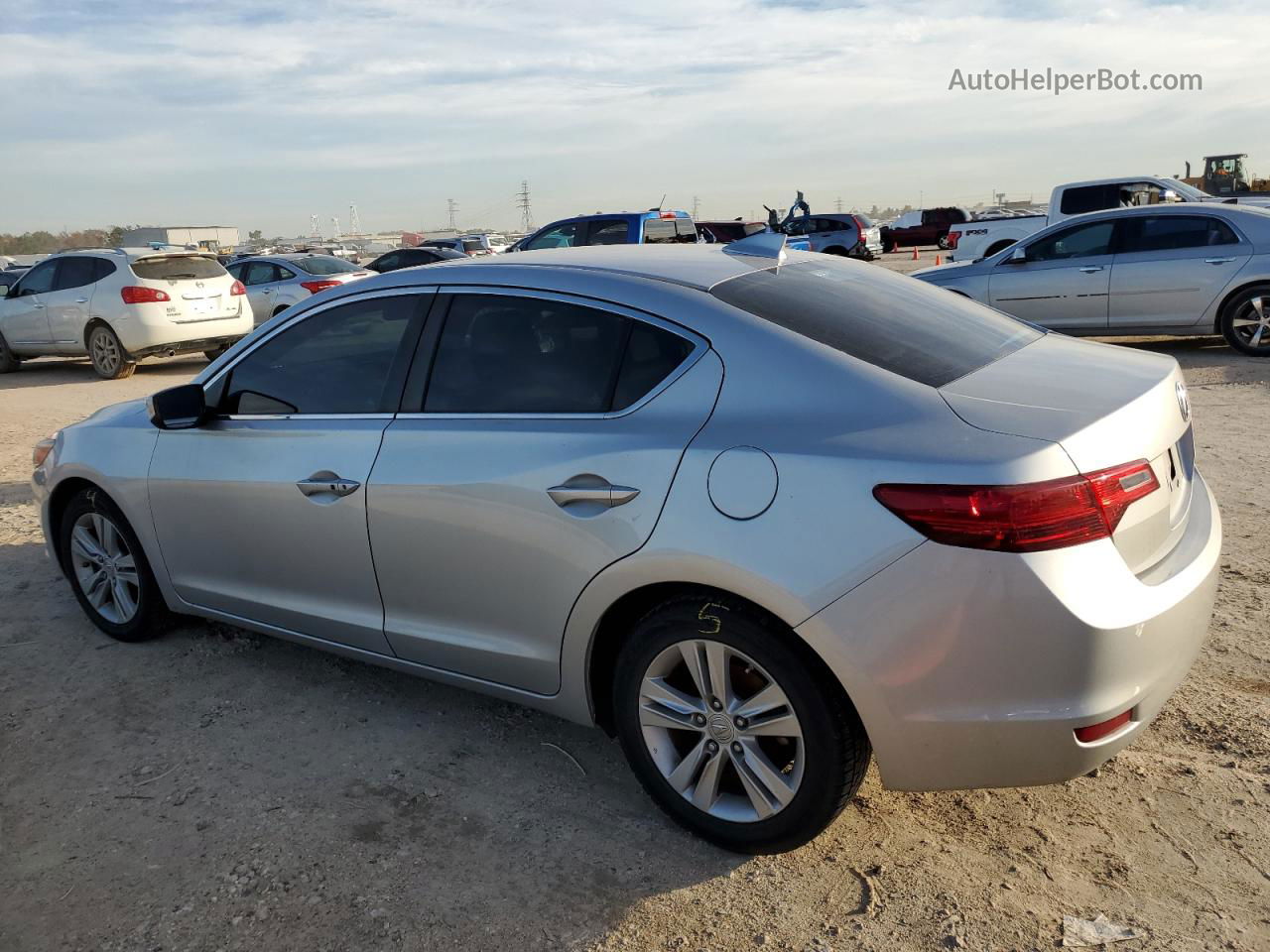 2013 Acura Ilx 20 Silver vin: 19VDE1F38DE001722