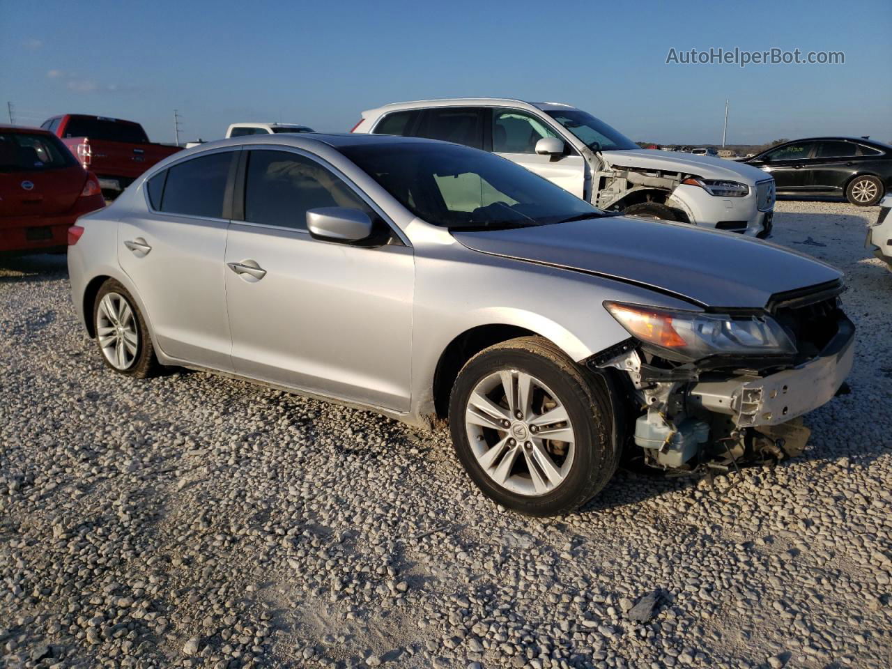 2013 Acura Ilx 20 Silver vin: 19VDE1F38DE020898