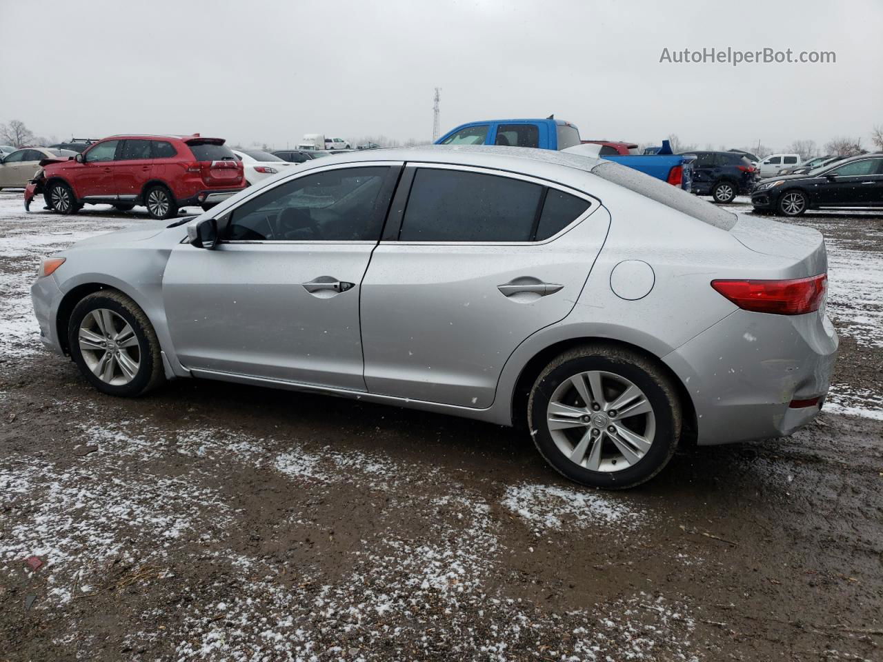 2013 Acura Ilx 20 Silver vin: 19VDE1F38DE400355