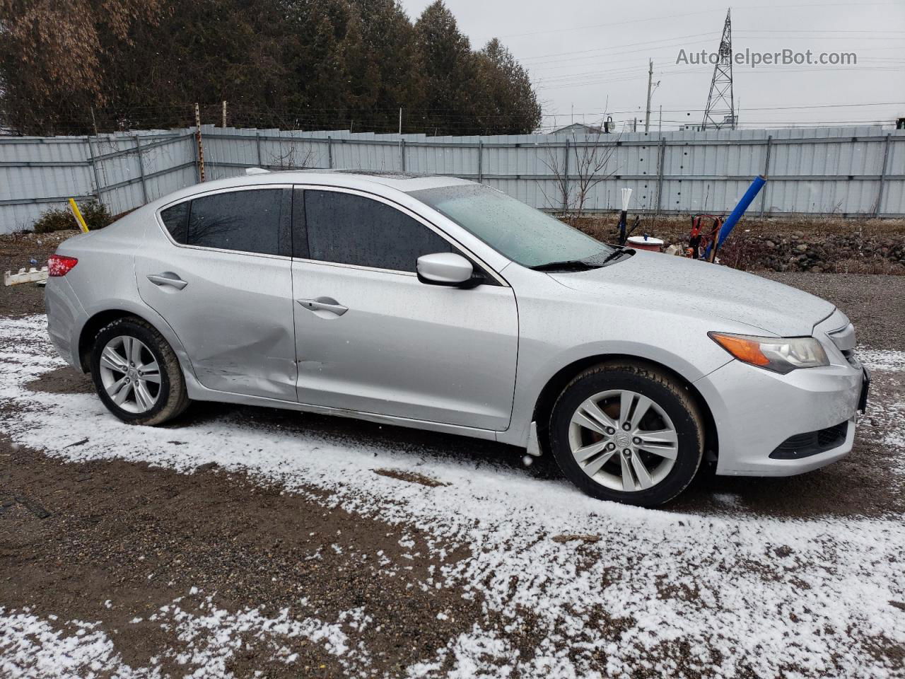 2013 Acura Ilx 20 Silver vin: 19VDE1F38DE400355