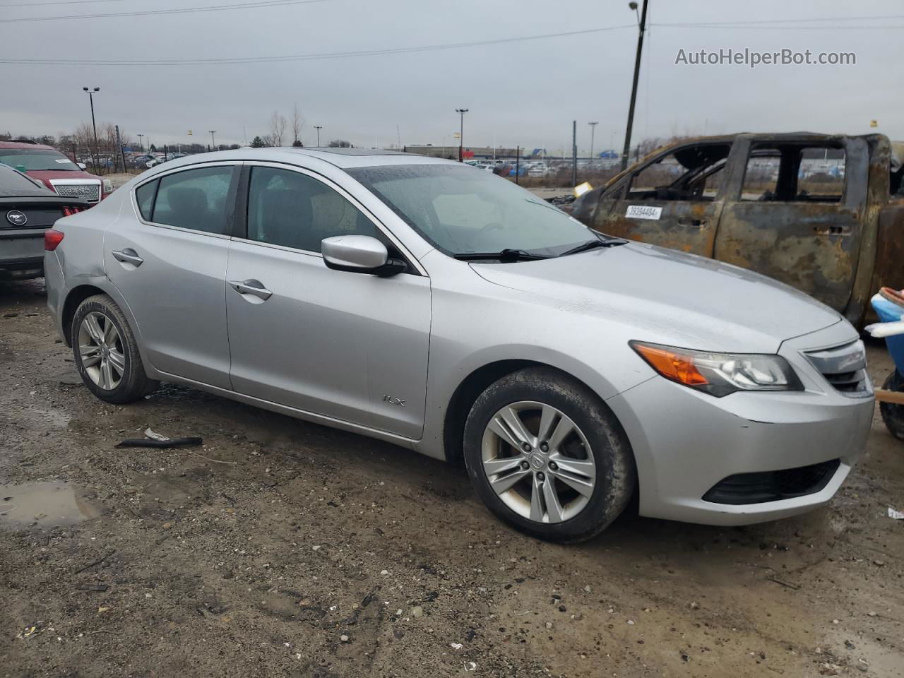 2013 Acura Ilx 20 Silver vin: 19VDE1F3XDE019882