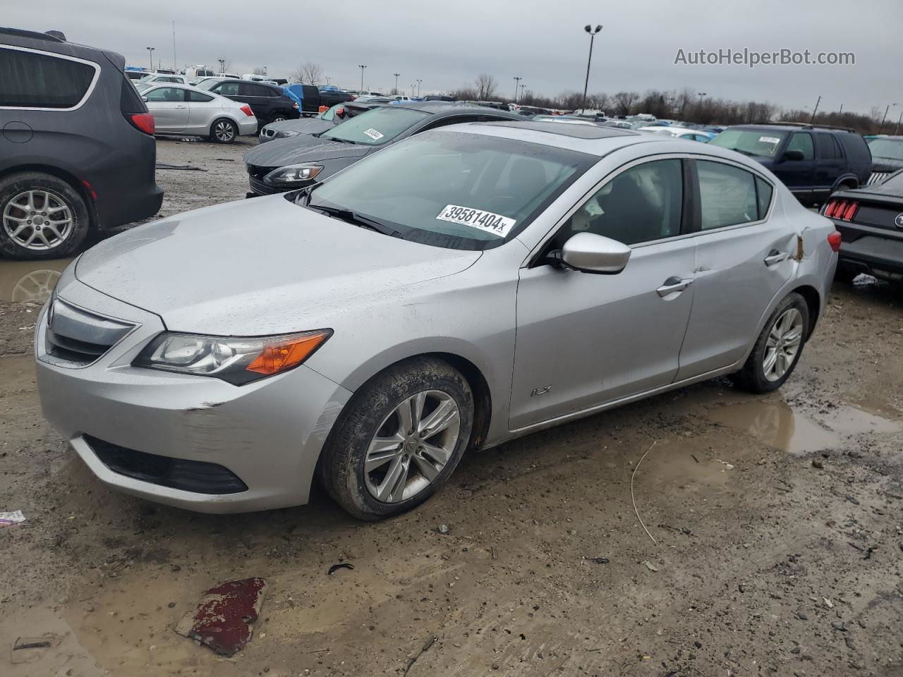 2013 Acura Ilx 20 Silver vin: 19VDE1F3XDE019882