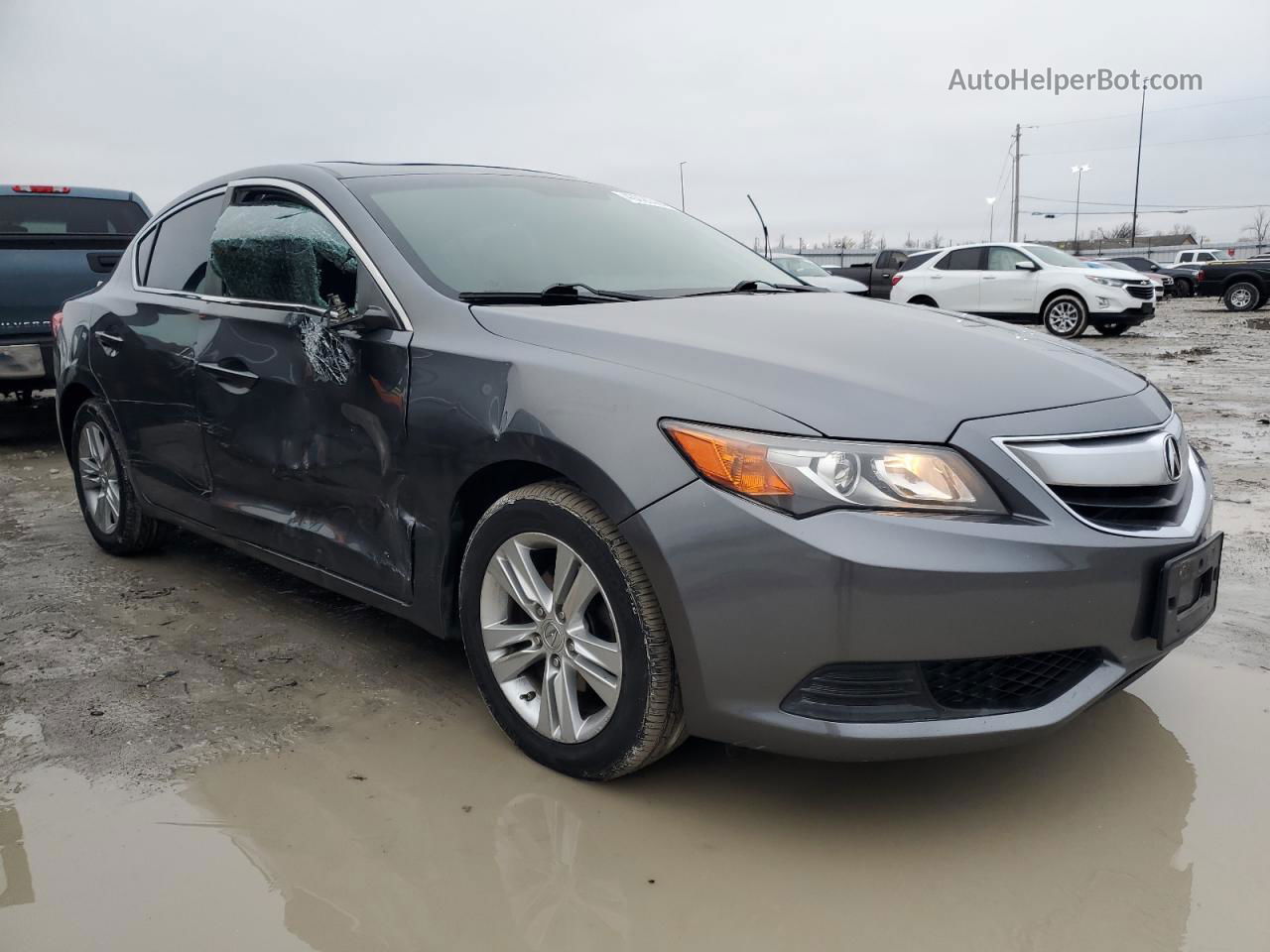 2013 Acura Ilx 20 Gray vin: 19VDE1F3XDE020028