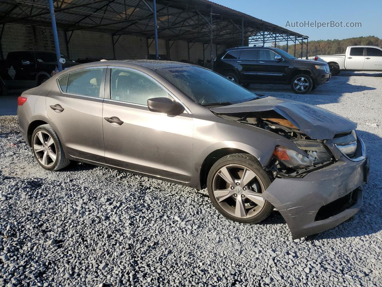 2013 Acura Ilx 20 Premium Gray vin: 19VDE1F50DE021948