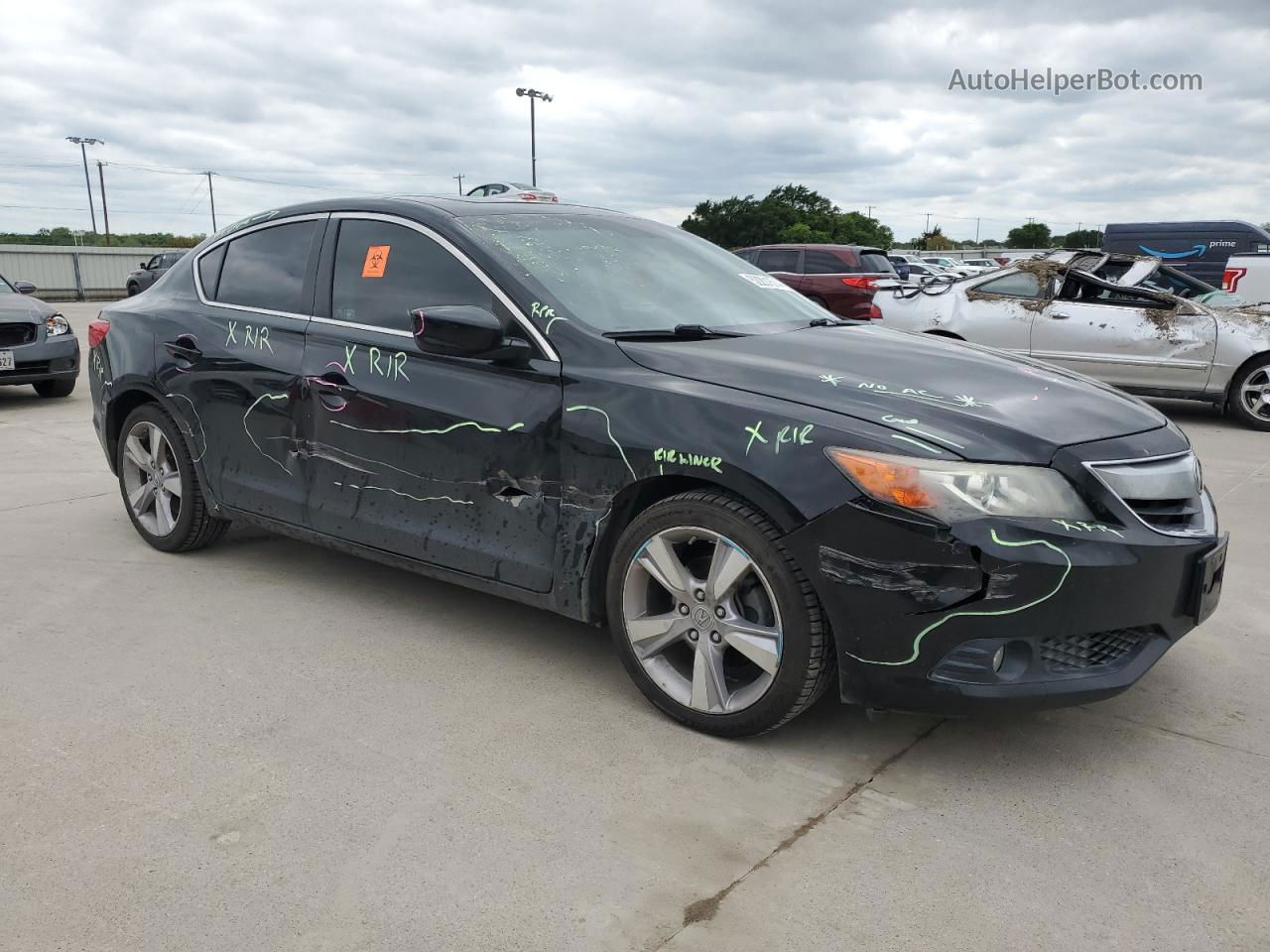 2013 Acura Ilx 20 Premium Black vin: 19VDE1F51DE001157