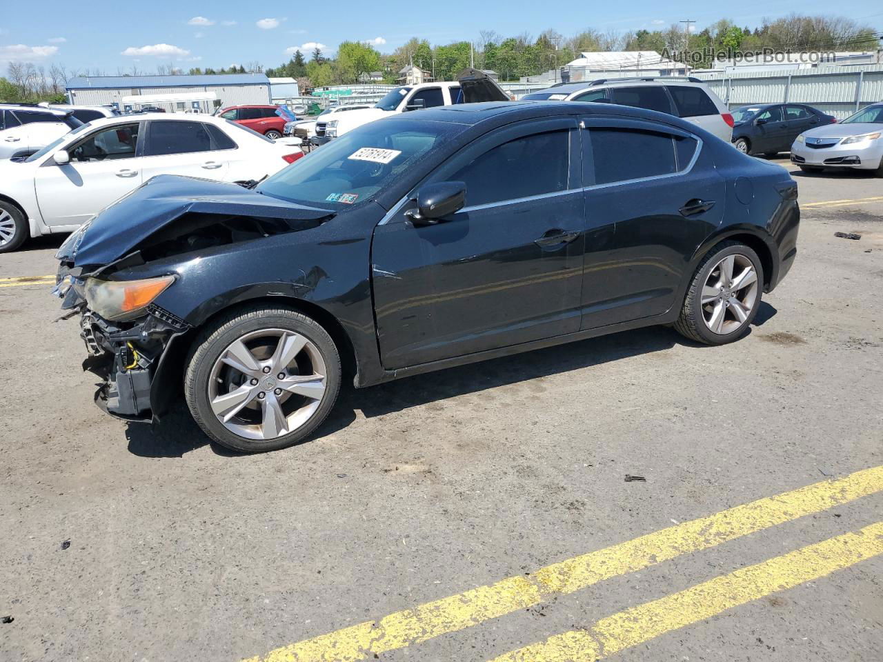 2013 Acura Ilx 20 Premium Black vin: 19VDE1F51DE008545