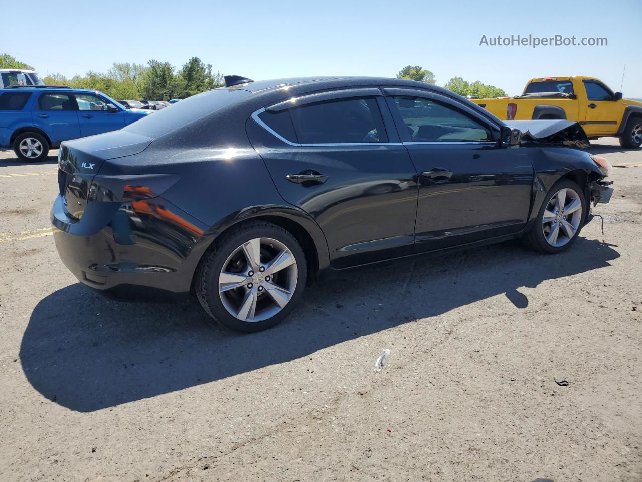 2013 Acura Ilx 20 Premium Черный vin: 19VDE1F51DE008545