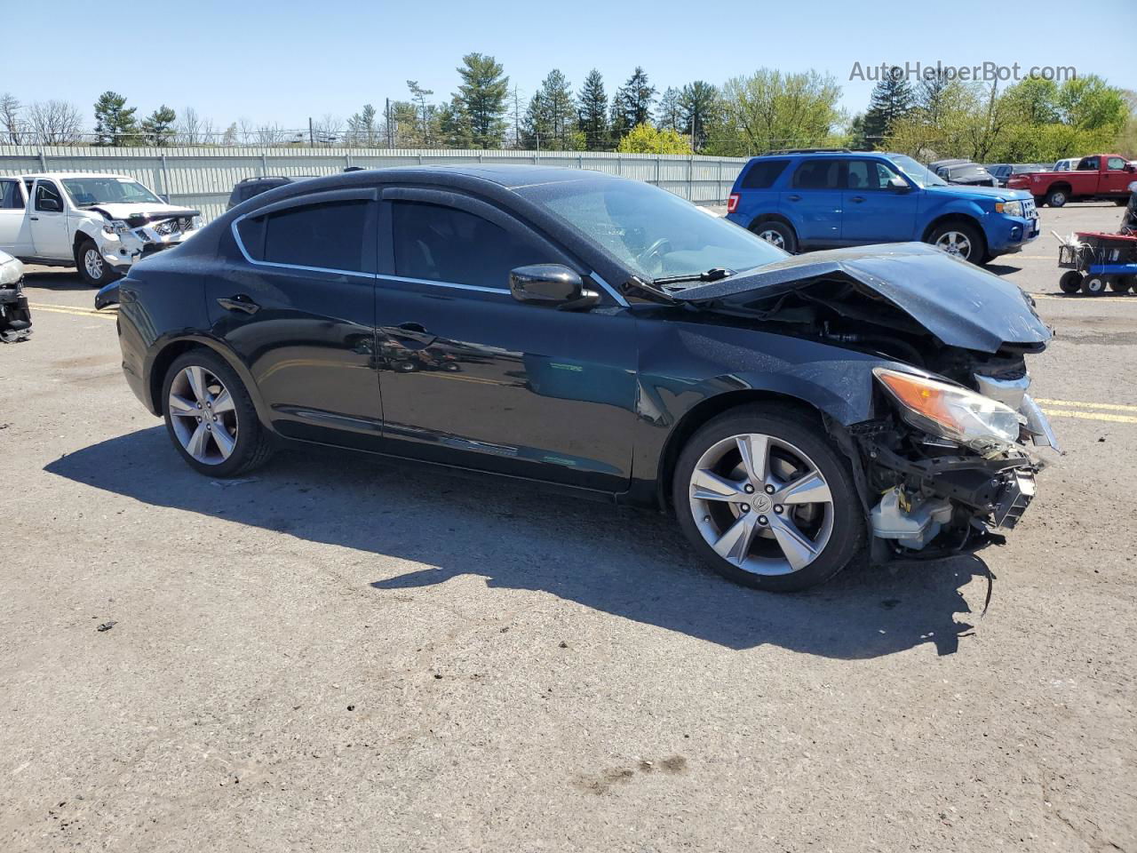 2013 Acura Ilx 20 Premium Черный vin: 19VDE1F51DE008545