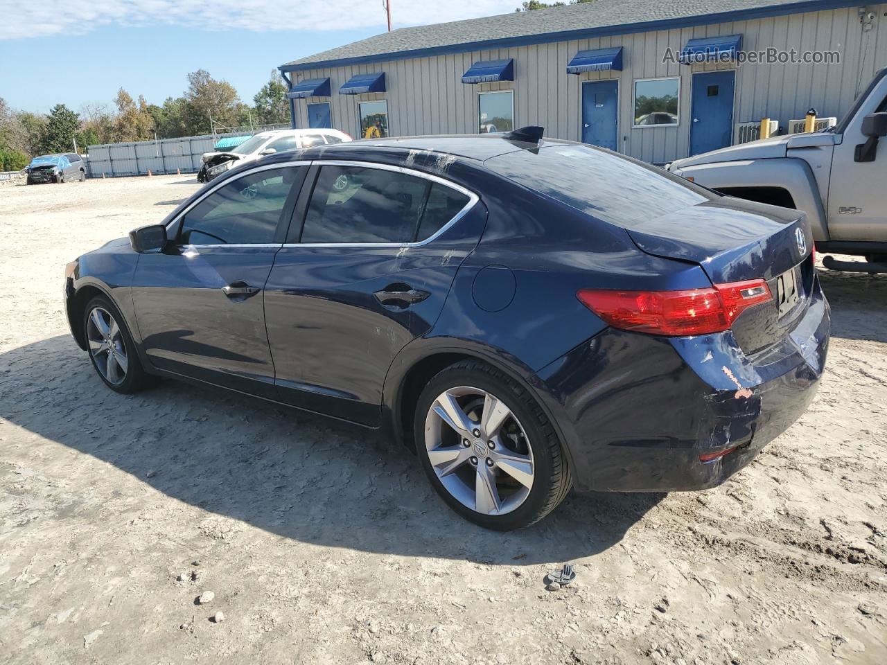 2013 Acura Ilx 20 Premium Blue vin: 19VDE1F51DE016063