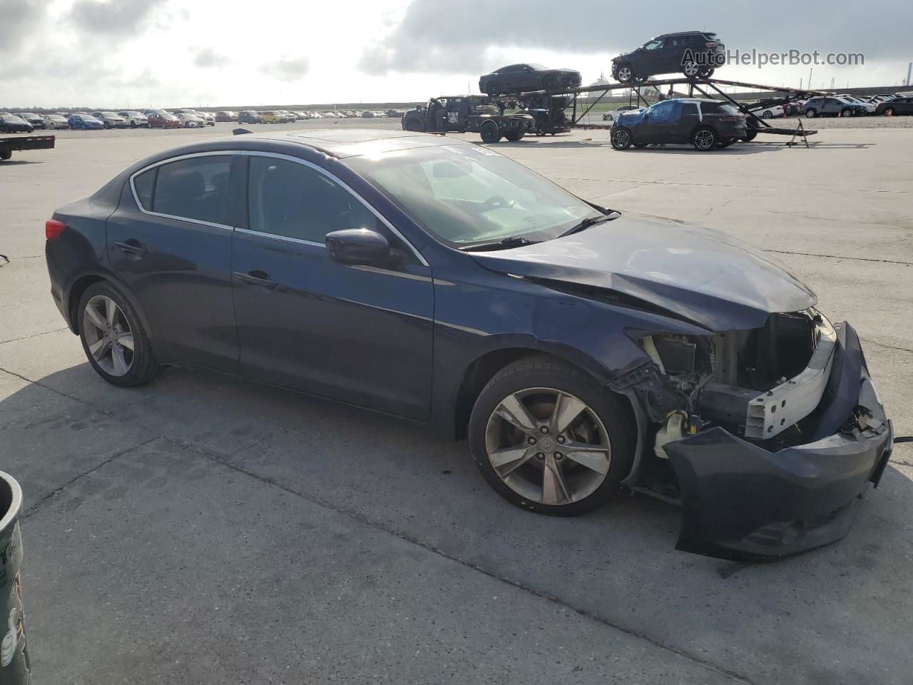 2013 Acura Ilx 20 Premium Blue vin: 19VDE1F51DE018623