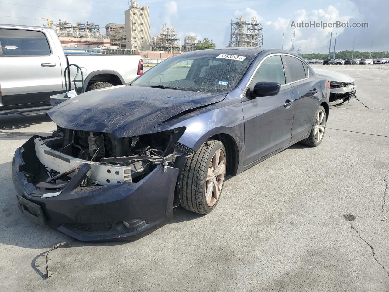 2013 Acura Ilx 20 Premium Blue vin: 19VDE1F51DE018623