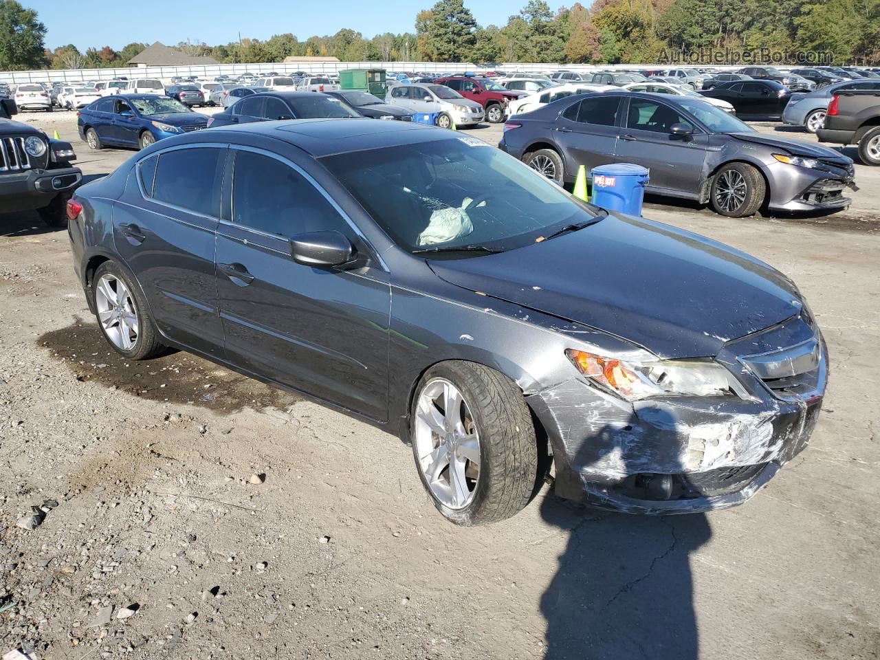 2013 Acura Ilx 20 Premium Gray vin: 19VDE1F52DE001930