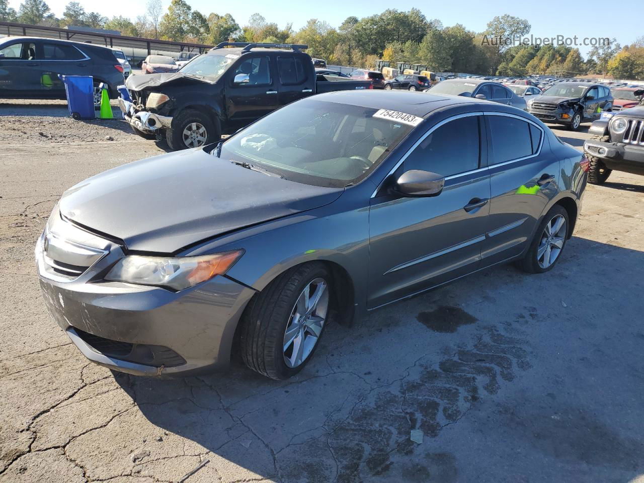 2013 Acura Ilx 20 Premium Серый vin: 19VDE1F52DE001930