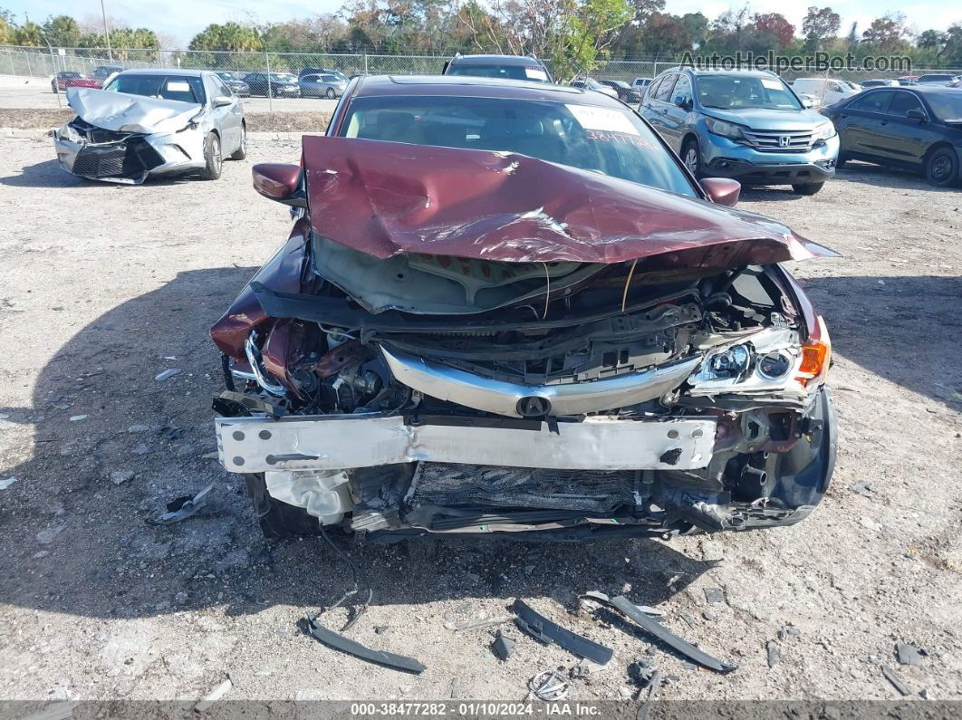 2013 Acura Ilx 2.0l Burgundy vin: 19VDE1F52DE005119