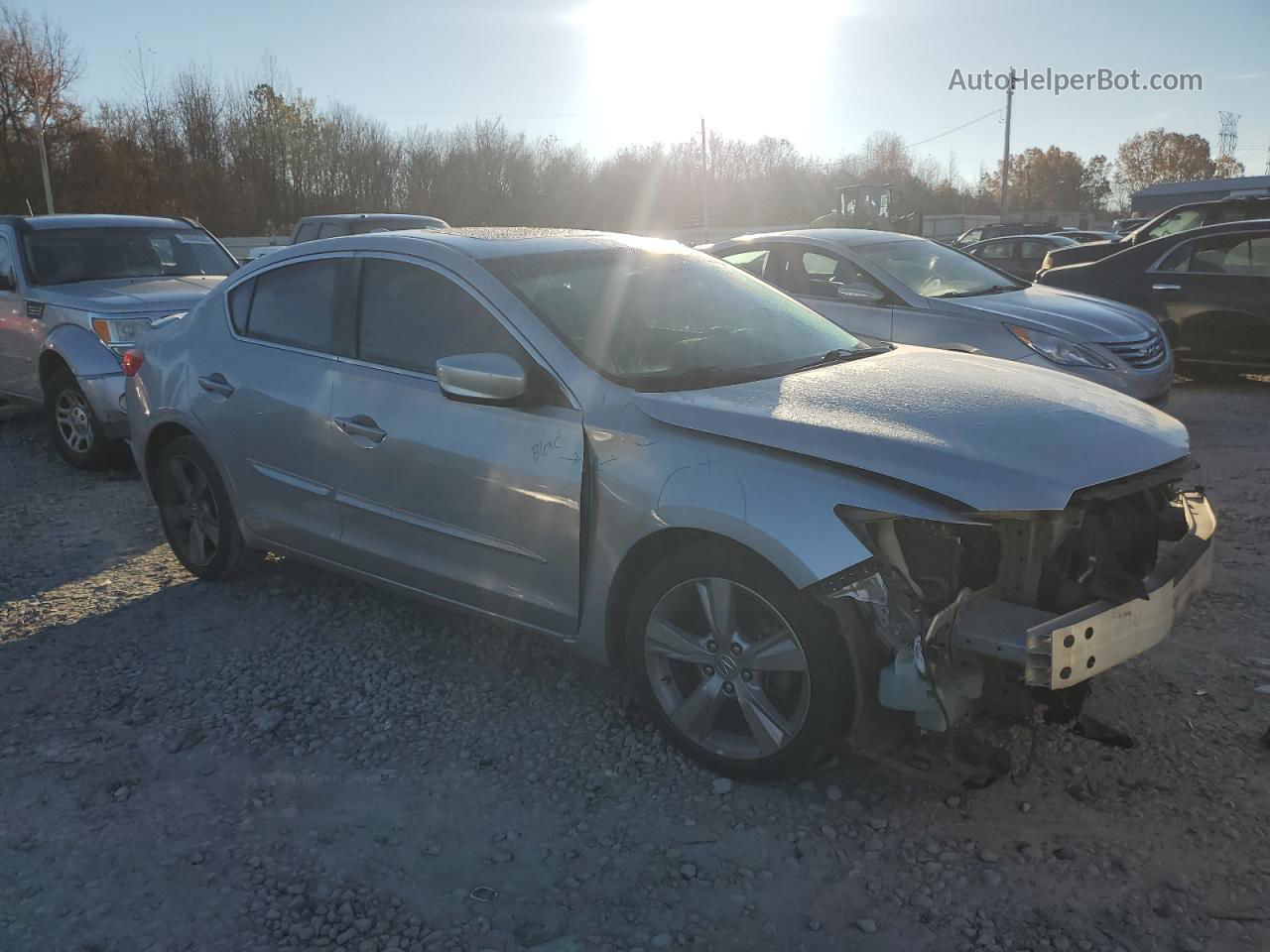 2013 Acura Ilx 20 Premium Серебряный vin: 19VDE1F52DE018517