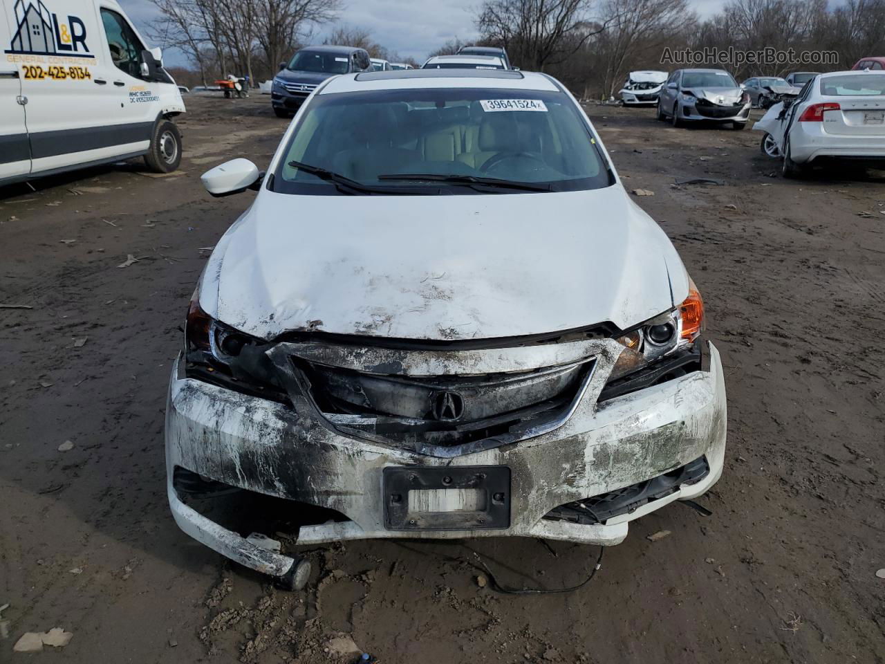 2013 Acura Ilx 20 Premium White vin: 19VDE1F53DE009132