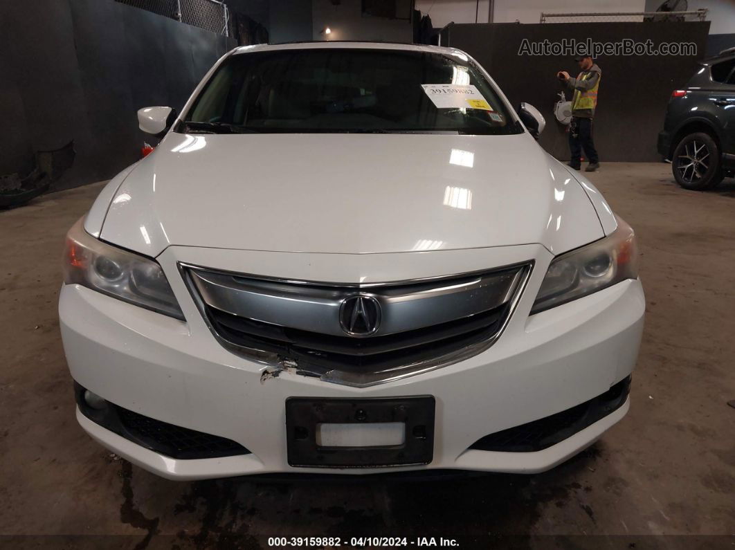 2013 Acura Ilx 2.0l White vin: 19VDE1F54DE016770