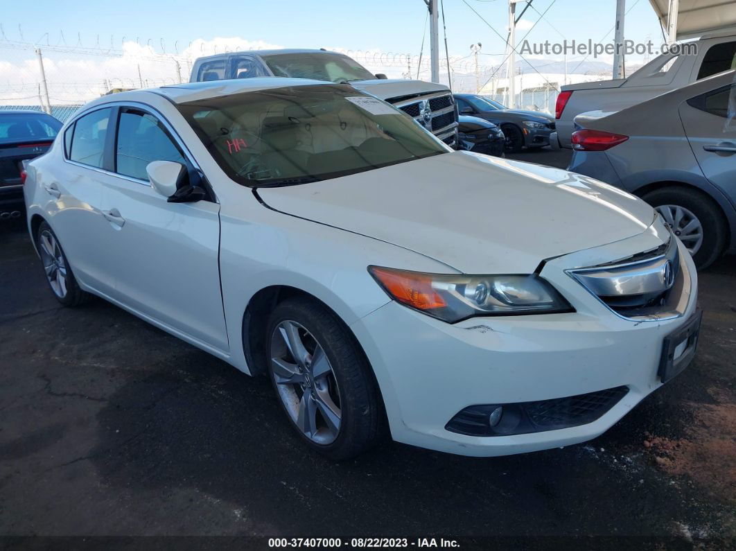 2013 Acura Ilx Premium Pkg White vin: 19VDE1F54DE019328