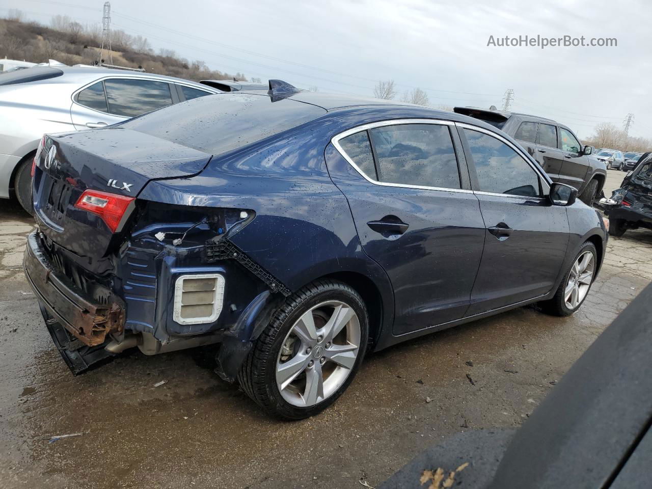 2013 Acura Ilx 20 Premium Синий vin: 19VDE1F55DE015269