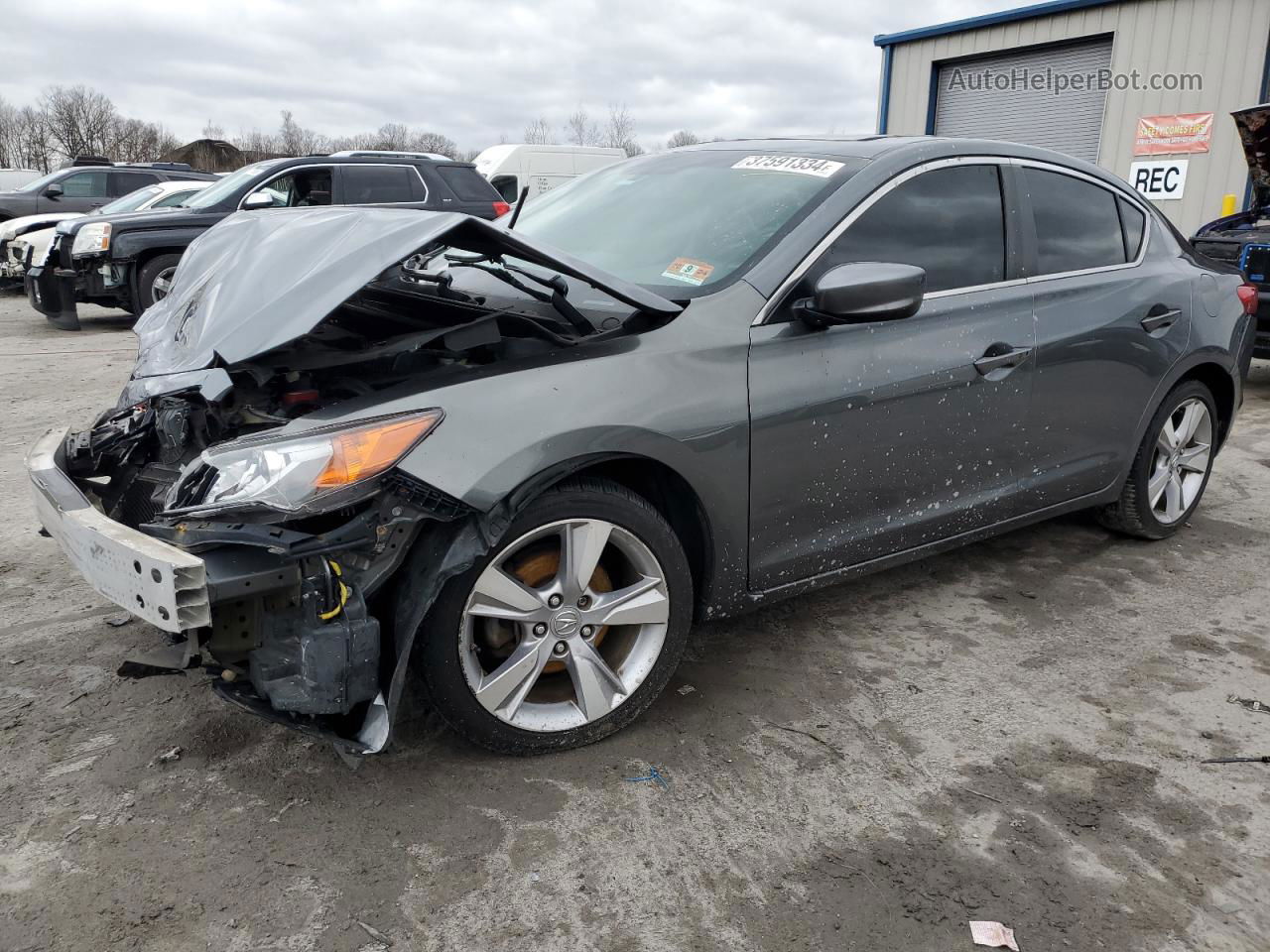 2013 Acura Ilx 20 Premium Gray vin: 19VDE1F56DE002241