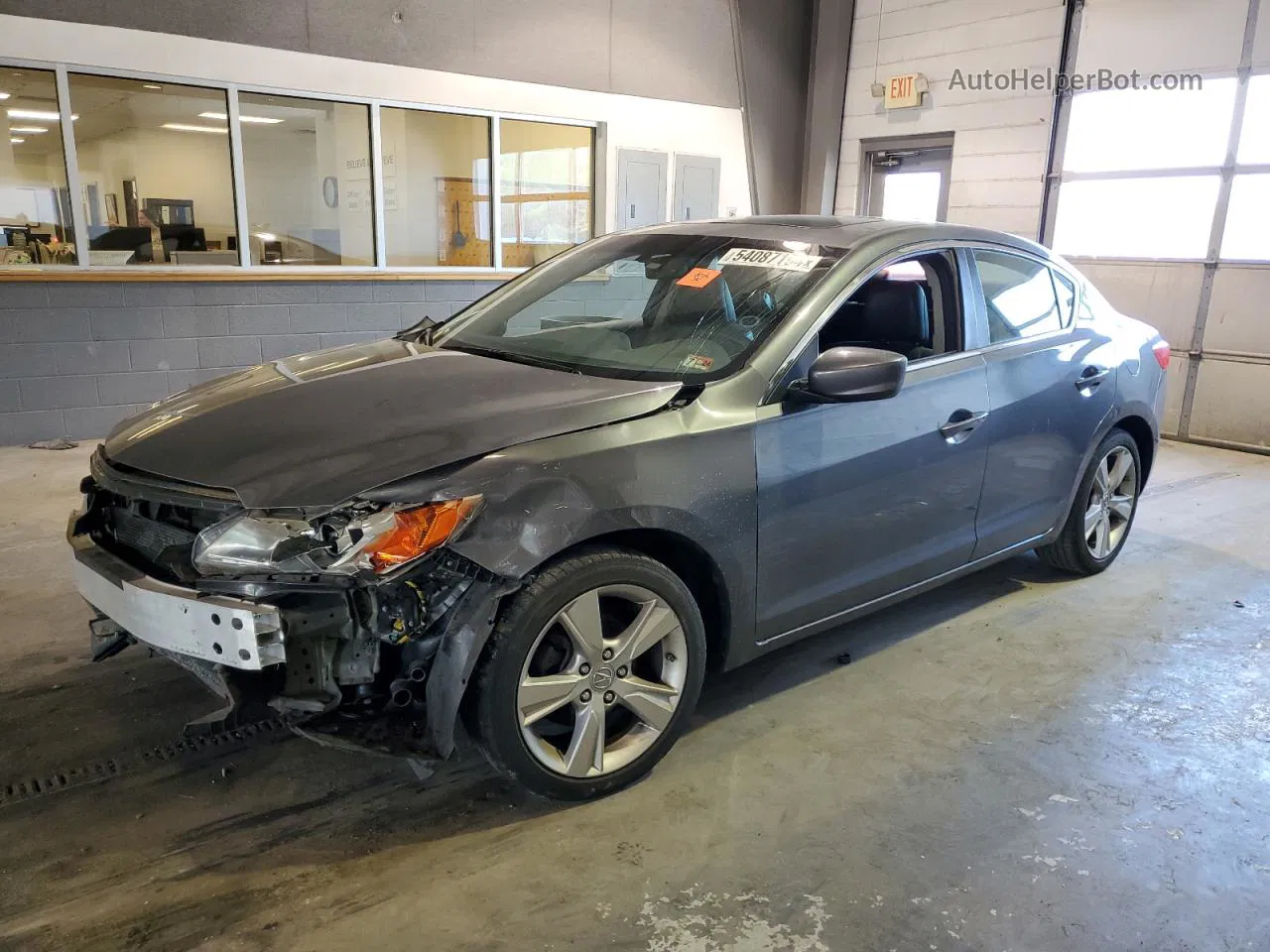 2013 Acura Ilx 20 Premium Gray vin: 19VDE1F56DE008136