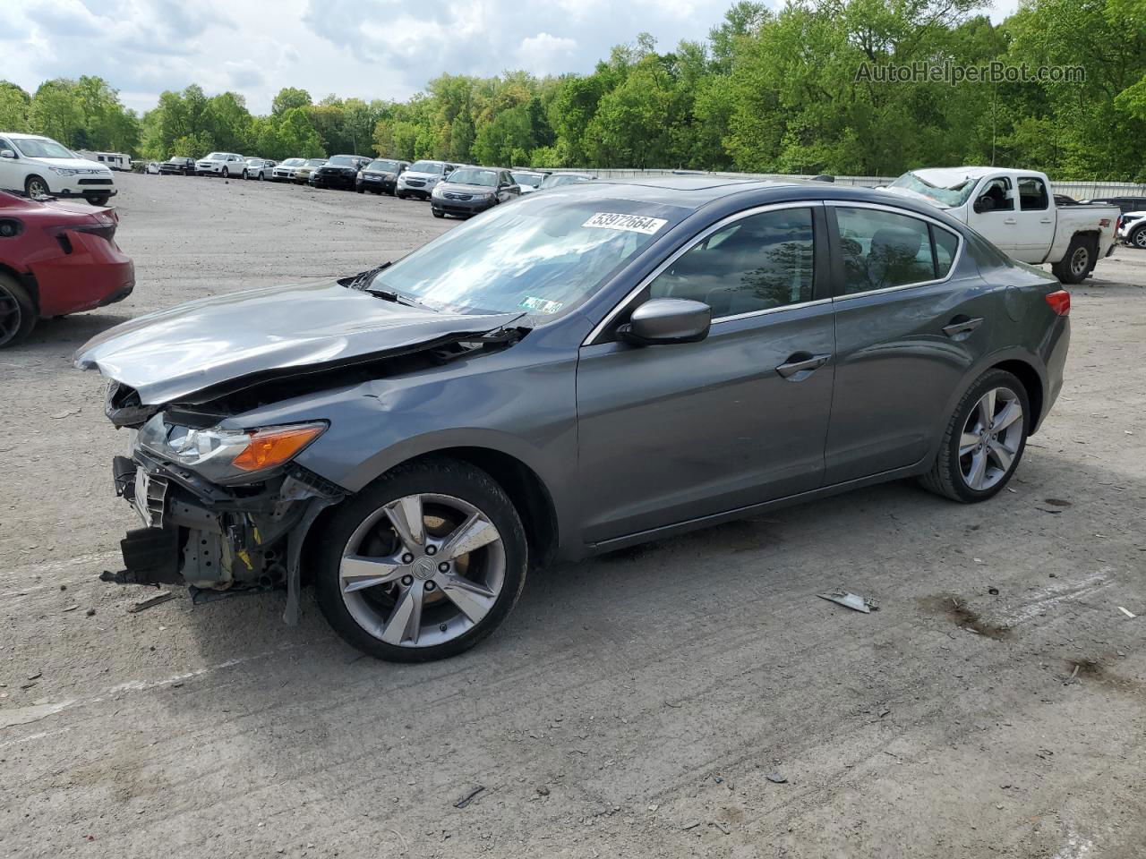 2013 Acura Ilx 20 Premium Угольный vin: 19VDE1F57DE003835