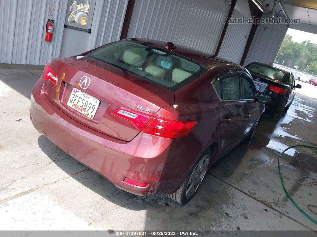 2013 Acura Ilx 2.0l Maroon vin: 19VDE1F57DE004256