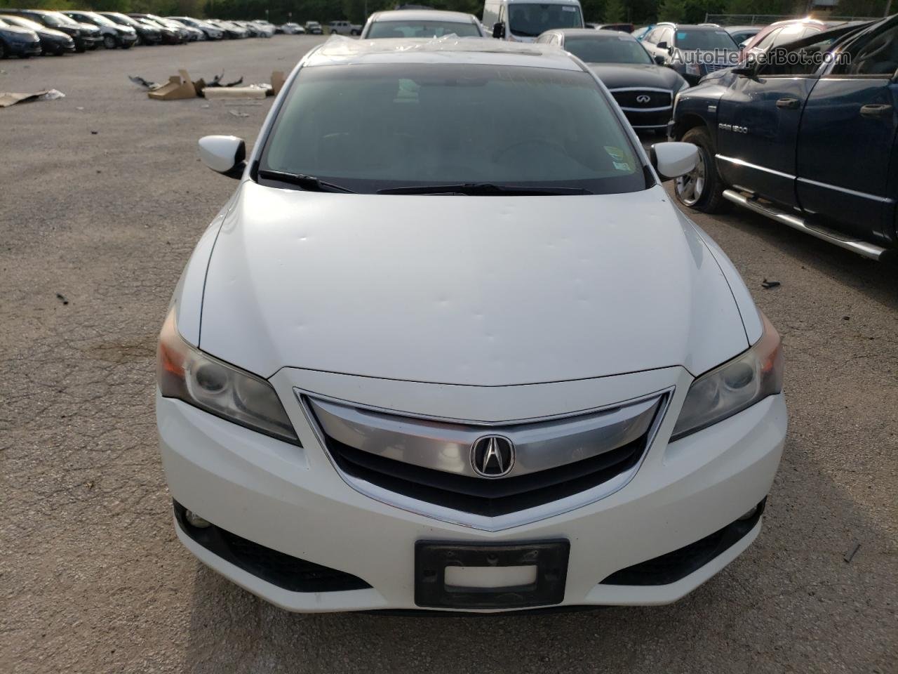 2013 Acura Ilx 20 Premium White vin: 19VDE1F57DE016617