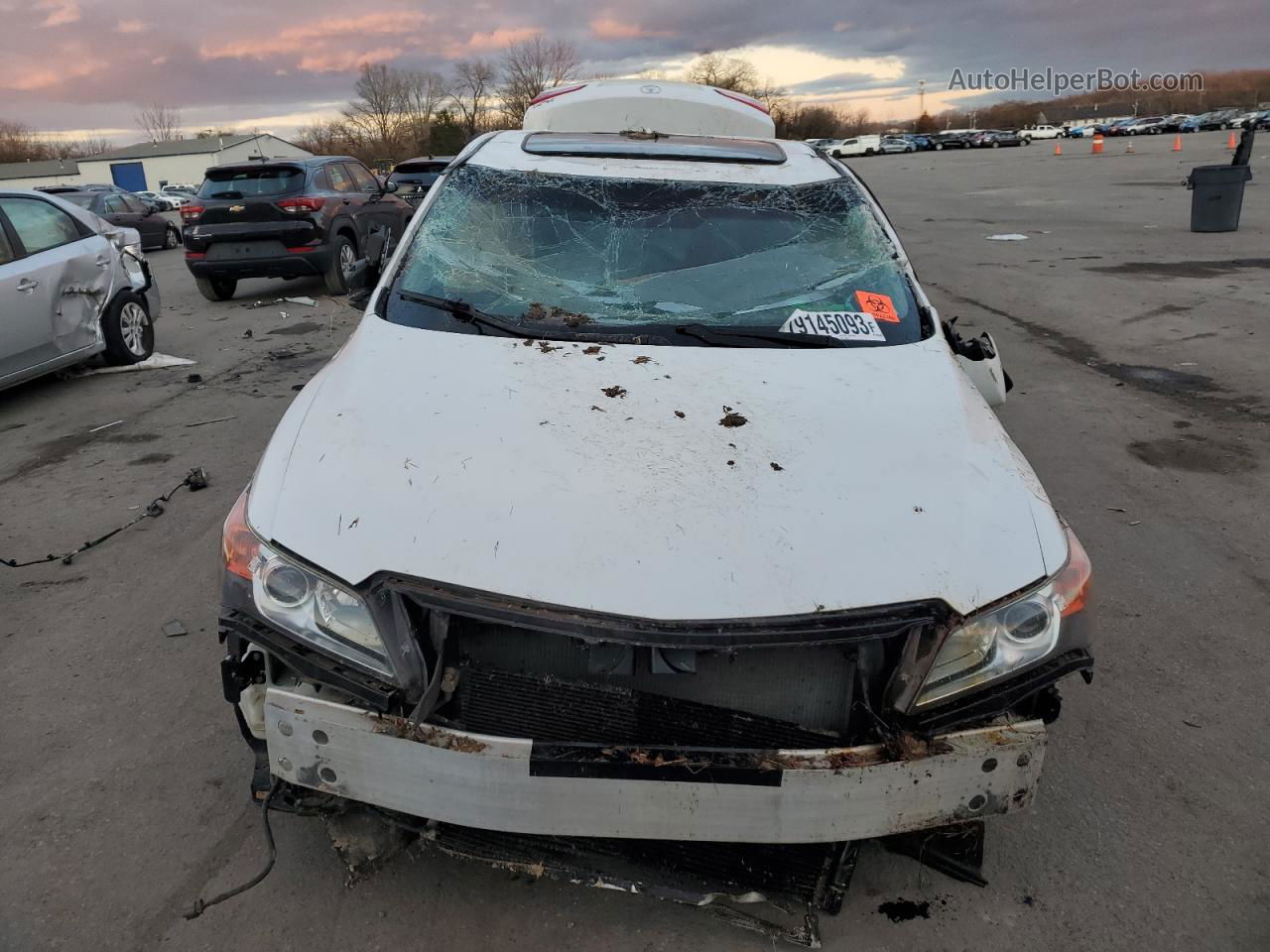 2013 Acura Ilx 20 Premium White vin: 19VDE1F58DE010695